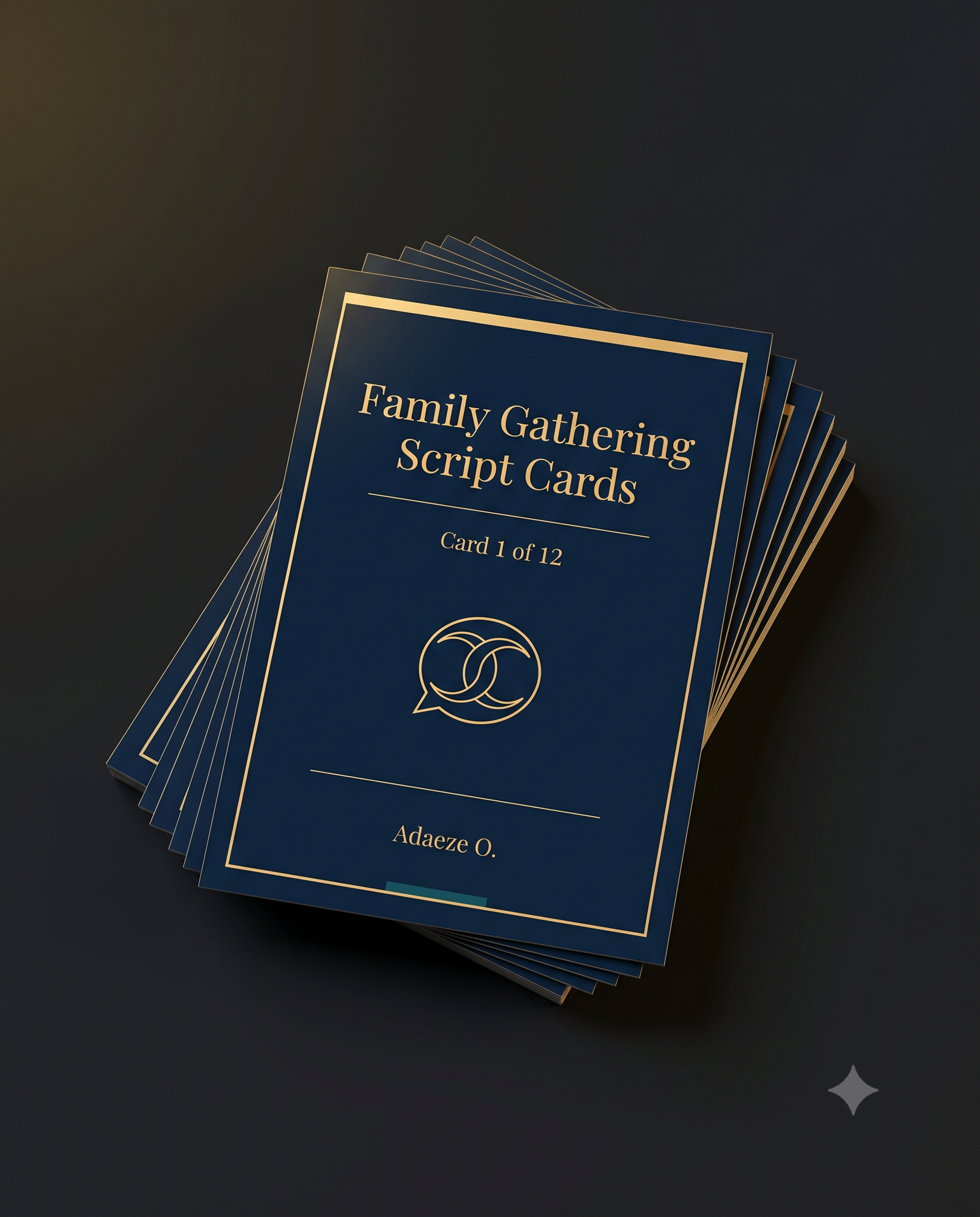 Family Gathering Script Cards