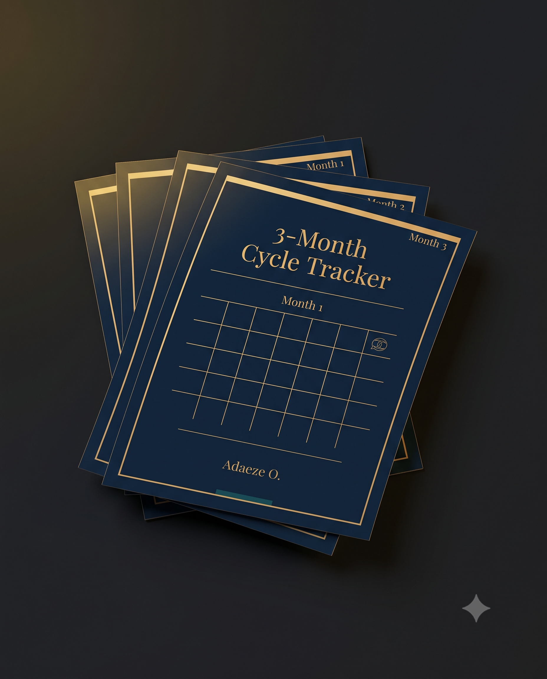 3-Month Printable Cycle Tracker Pack